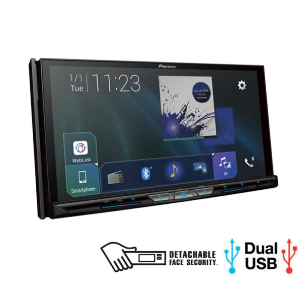 Radio Gama Alta Pioneer Avh Z9250bt Apple Carplay Wifi Bluet