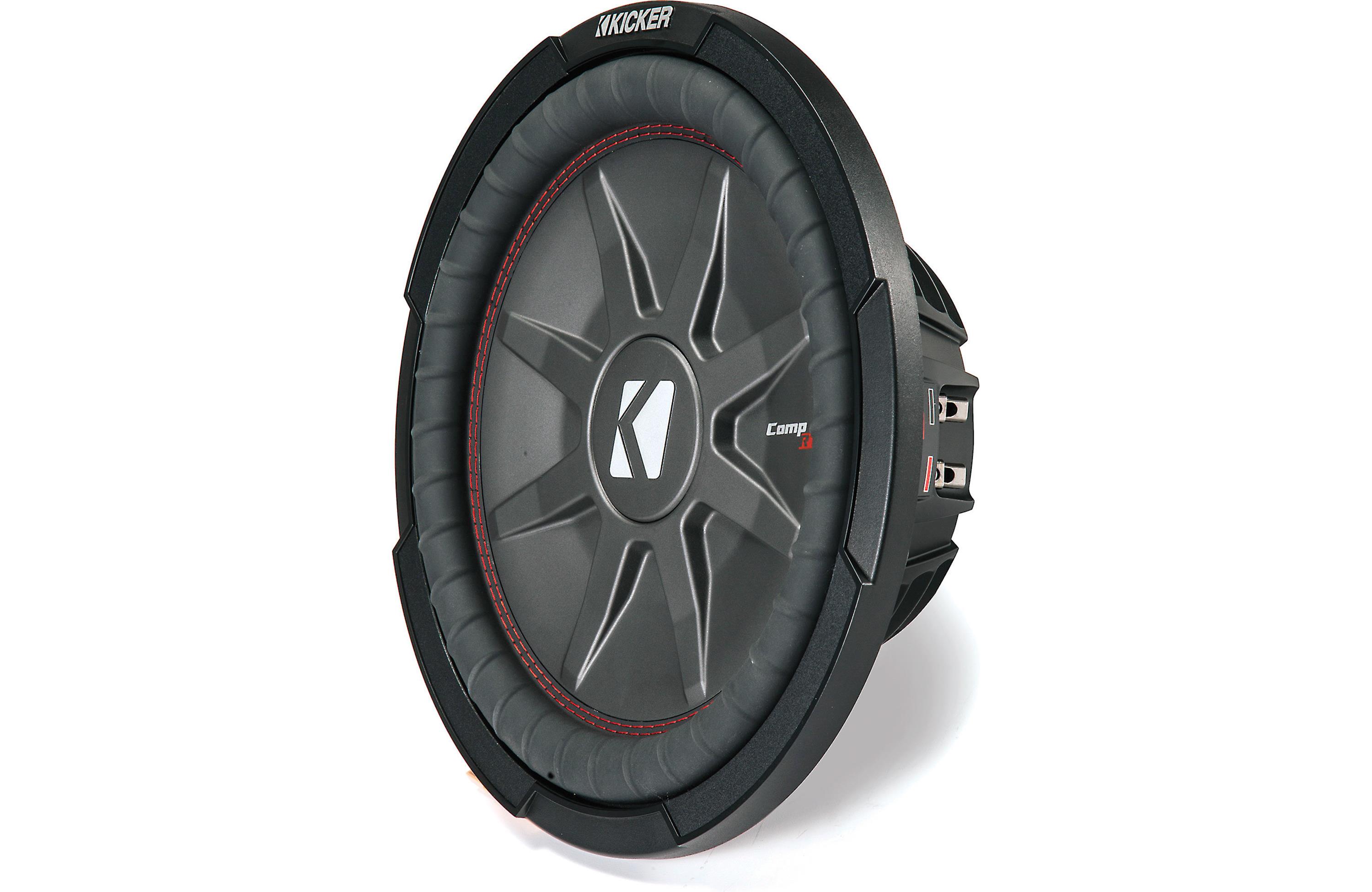 Subwoofer Extraplano Kicker CWRT 12  de 12" de la serie Comp RT.