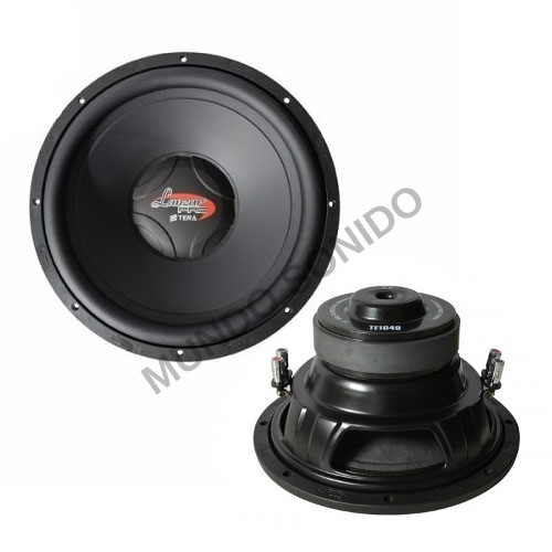 Bajo Lanzar Pro Tera 10" Doble Bobina Te-104d 1600 watts