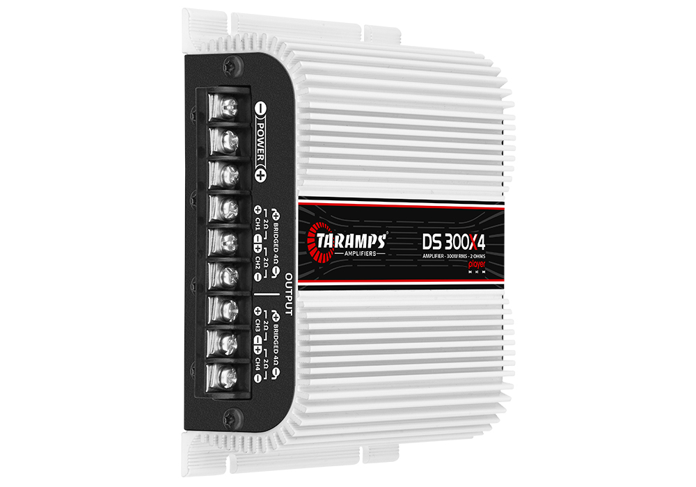 Amplificador Taramps Ds300x4 Con Radio Usb-bt-aux-fm