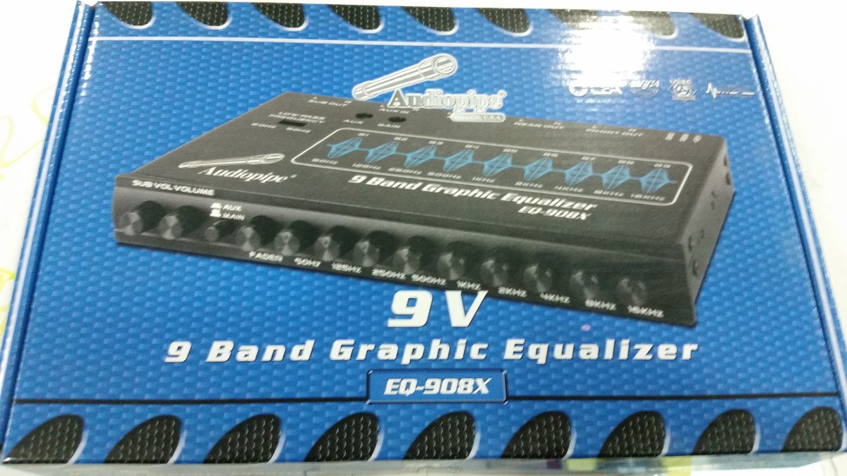 Ecualizador Audiopipe Eq 908