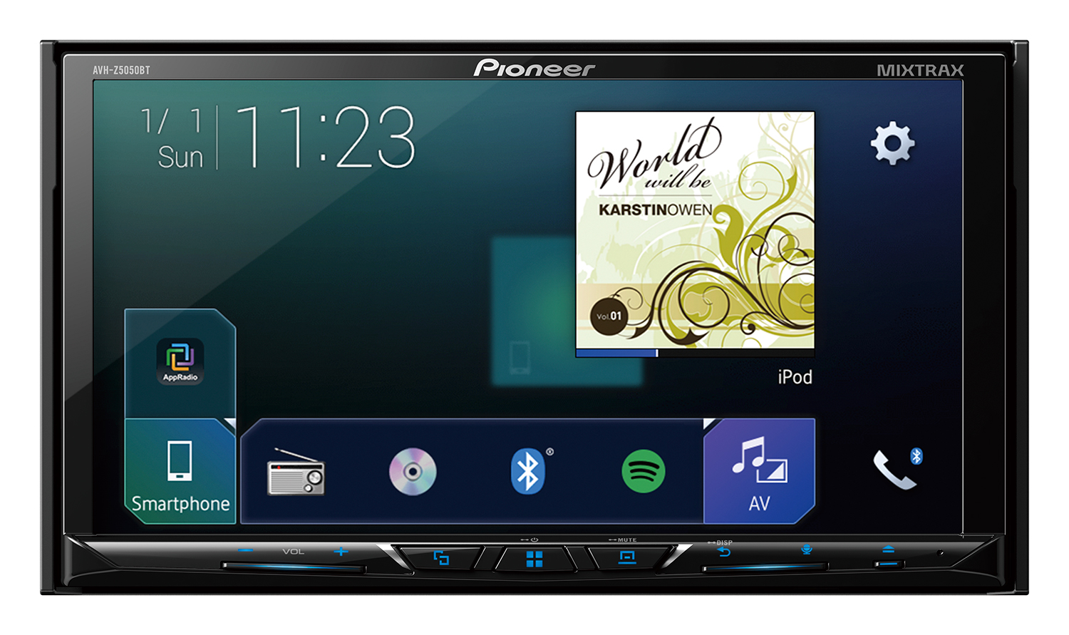Radio Pioneer Ref: Avh-z5050bt Dvd,cd,mp3,usb,bluetooth
