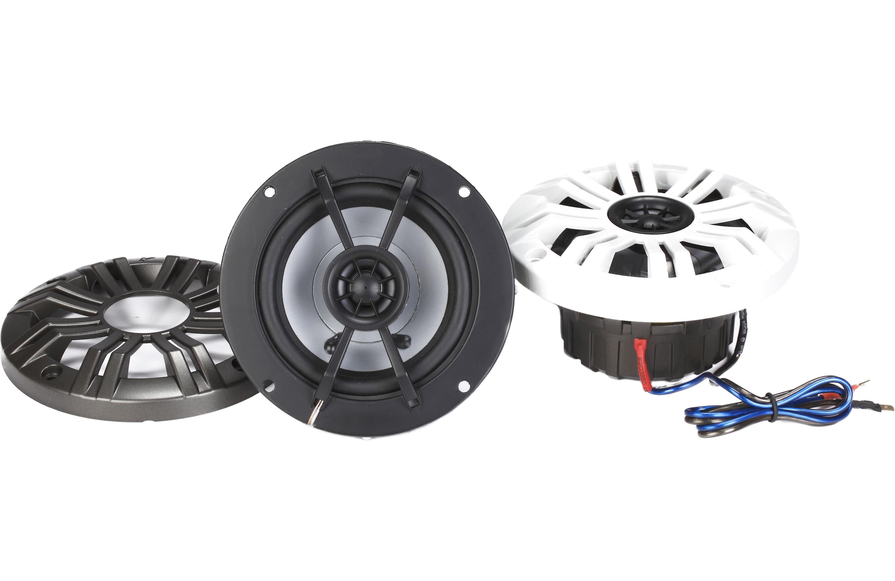 Parlantes Marinos Kicker Km44cw  De 4  Y 2 Vías (4 Ohmios)