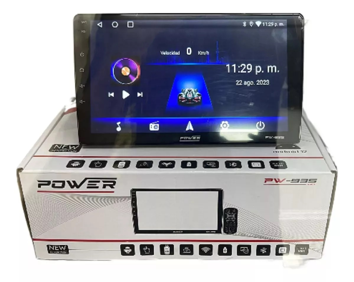 RADIO ANDROID 12.0 DE 9 PULGADAS 2 DIN 2 GB RAM - 32 GB ALMACENAMIENTO