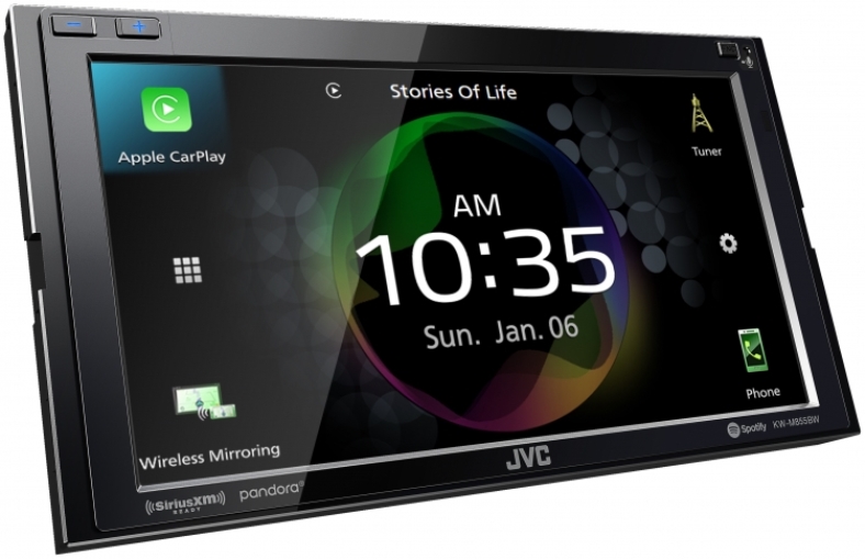 Radio Jvc Kw-m855bw Usb Bluet  Apple Carplay Y Android Auto
