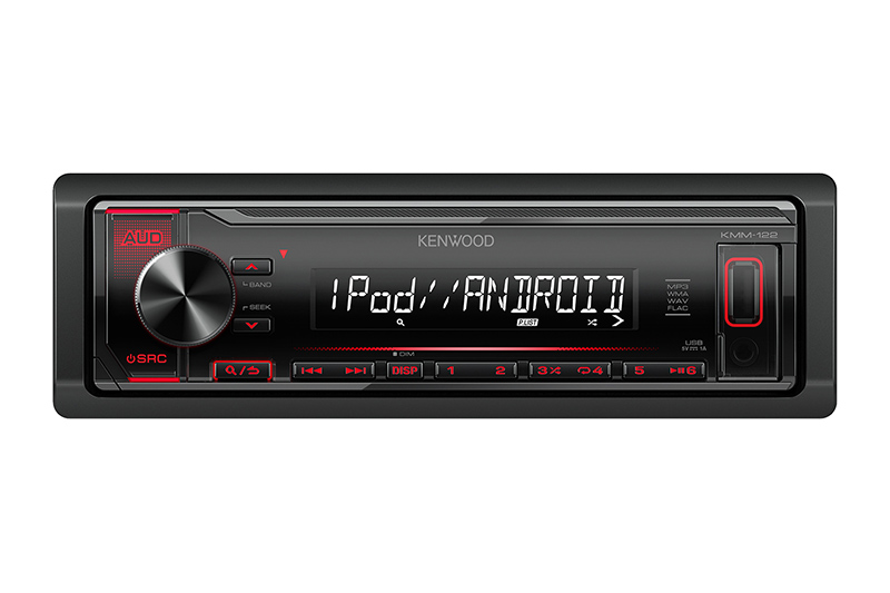 Radio Kenwood Kmm-122 Usb Bluet Aux iPhone Flac