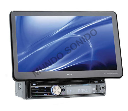 Radio Boss 1 Din 10.1 Motorizado Manos libres Bluetooth
