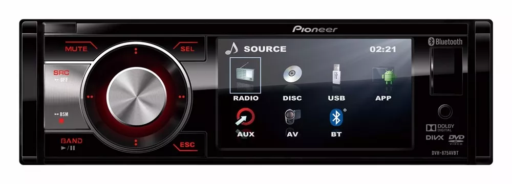 Radio Pioneer DVH875AVBT 