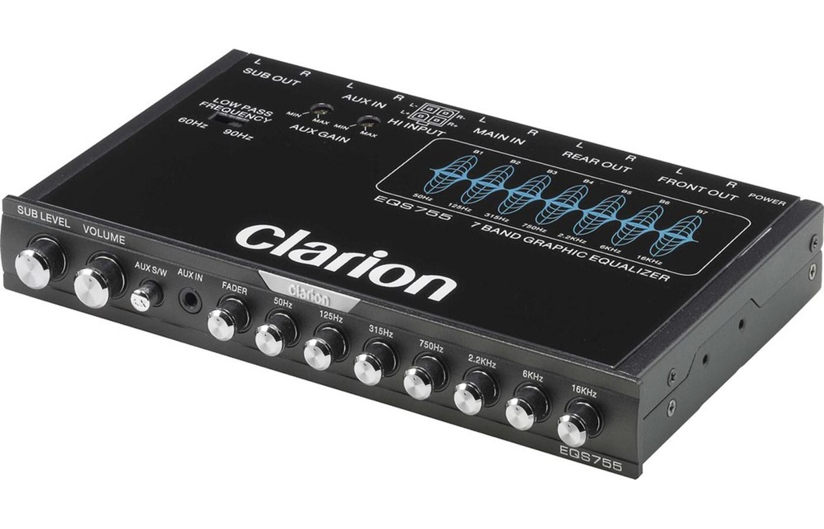 Ecualizador Clarion Eqs-755 