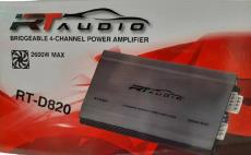 Amplificador De Automovil Marca Rt Audio 2600w 4ch