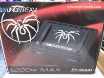 Amplificador Soundstream  X4-1200D 4 Canales 2 OHM Estable