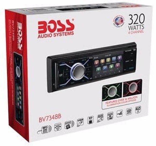 Radio Boss BV7335B Single-DIN DVD 