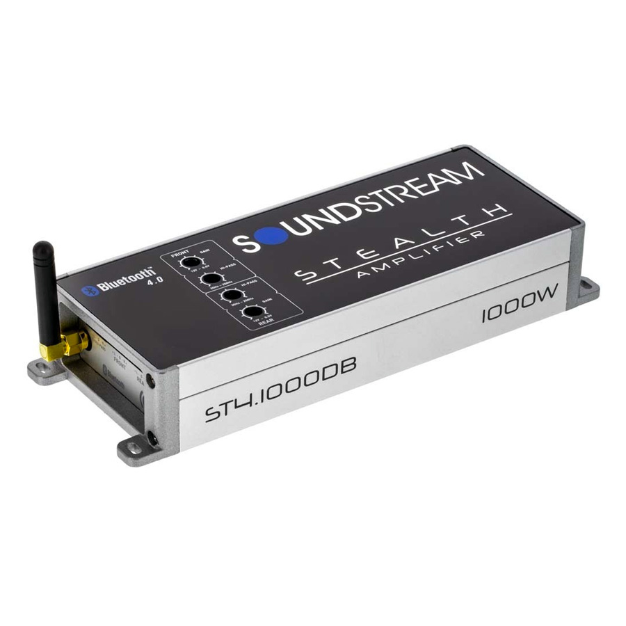 Amplificador de coche compacto de 4 canales - 90 vatios RMS x 4