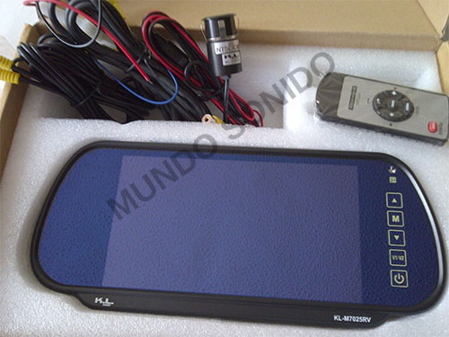 Combo Kl Audio 3 en 1 Pantalla retrovisor, sensores y cámara de reversa