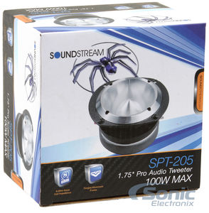 Tweeter SoundStream SPT-205 Aluminum Housing, 100w, 8-ohm