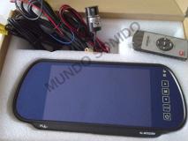 Combo Kl Audio 3 en 1 Pantalla retrovisor, sensores y cámara de reversa